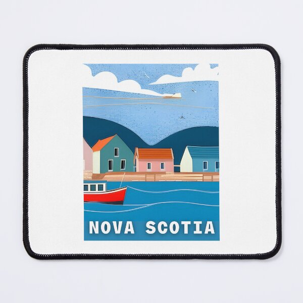 Item preview, Nova Scotia Coast Illustrated Poster designed and sold by kbracey-meraki.