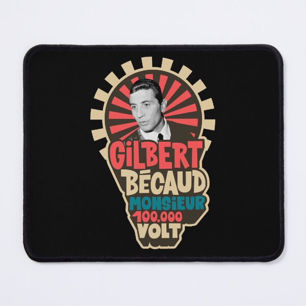 Item preview, Gilbert Bécaud - Monsieur 100,000 volts designed and sold by Boogosh.