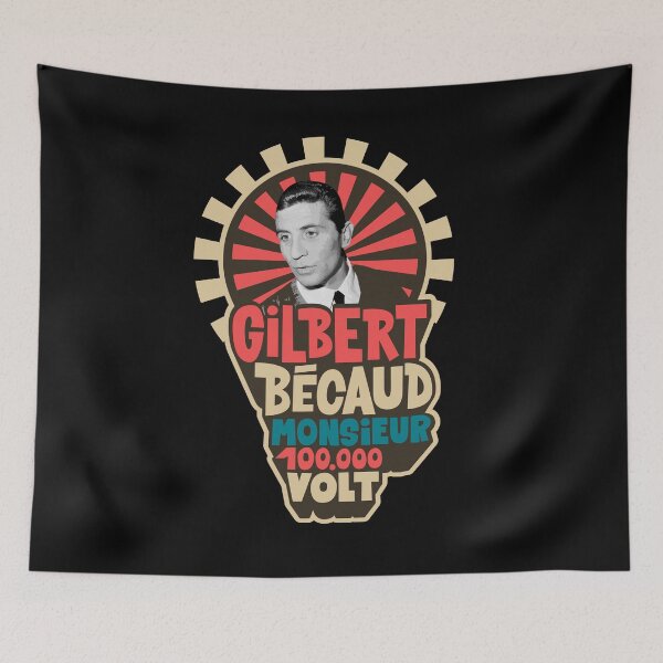 Item preview, Gilbert Bécaud - Monsieur 100,000 volts designed and sold by Boogosh.