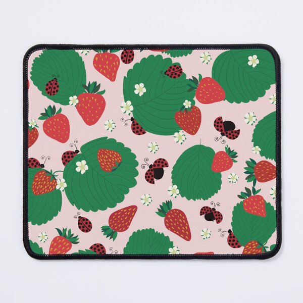 Item preview, Strawberries and Cute Ladybugs designed and sold by KizzyW.