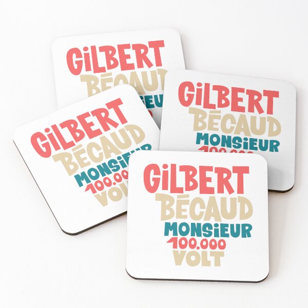 Item preview, Gilbert Bécaud - Monsieur 100,000 volts designed and sold by Boogosh.