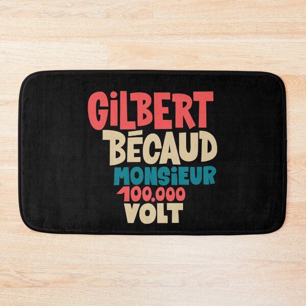 Item preview, Gilbert Bécaud - Monsieur 100,000 volts designed and sold by Boogosh.