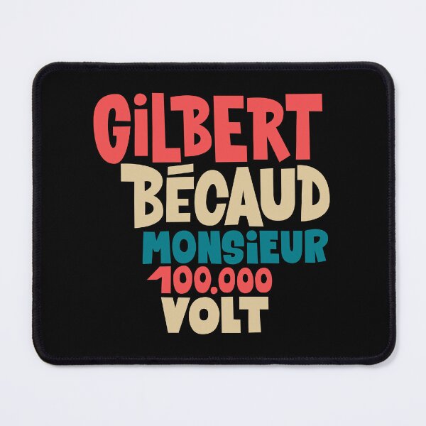 Item preview, Gilbert Bécaud - Monsieur 100,000 volts designed and sold by Boogosh.