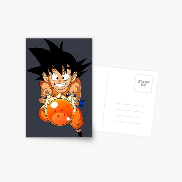 Goku - Blue Hair Super Saiyan Postcard for Sale by animelovah