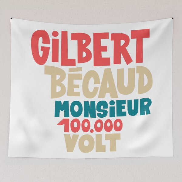 Item preview, Gilbert Bécaud - Monsieur 100,000 volts designed and sold by Boogosh.
