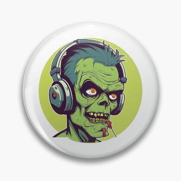 Item preview, DJ Funky Zombie | Graveyard Groover designed and sold by PrettiGreene.