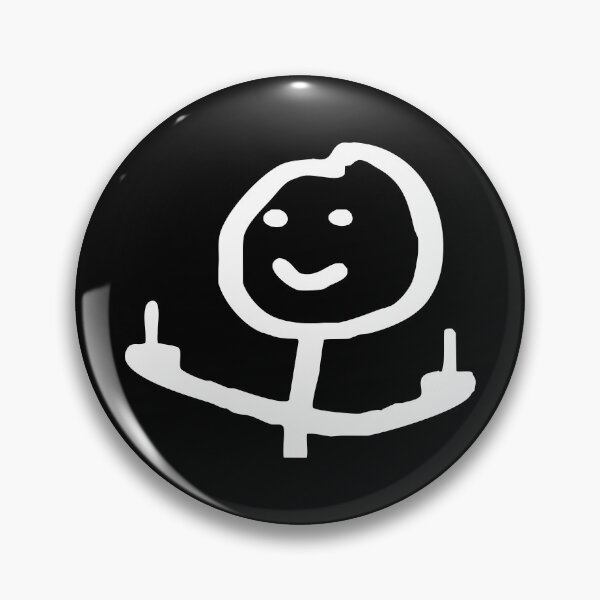 Item preview, Funny Stickman Pointing Finger designed and sold by ThreeMeatCurry.