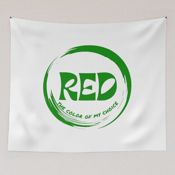 Item preview, Red The Color Of My Choice designed and sold by GrumpyFella.