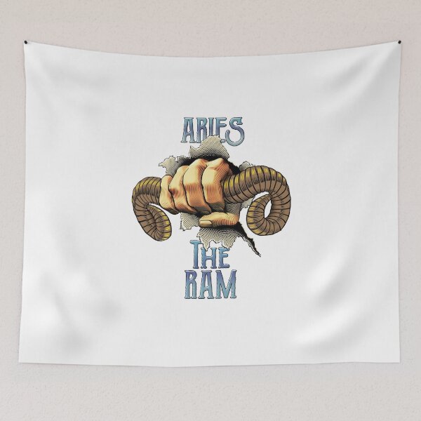 Item preview,  Aries -  the Ram .  Astrology, Zodiac,  Horoscope,  birthday T shirt designed and sold by Shlomo Cohen.
