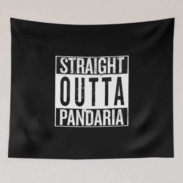 Item preview, Straight outta Pandaria designed and sold by iPixelian.