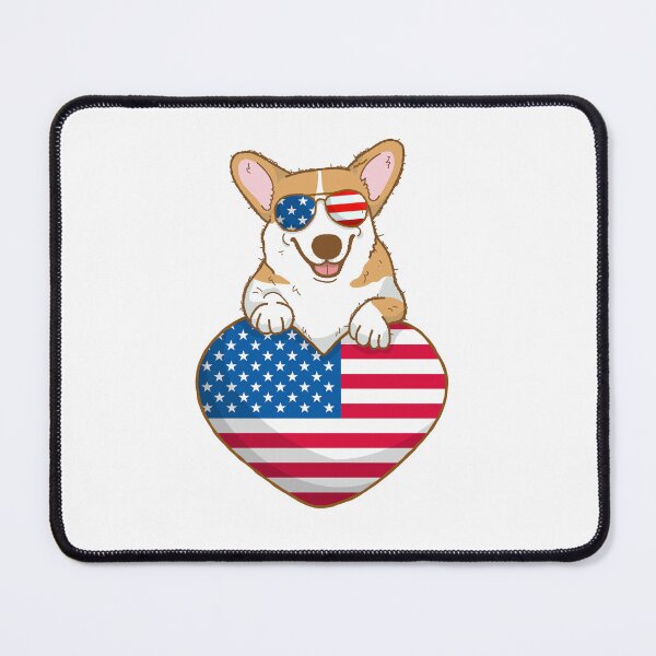 Item preview, Funny Dogs With Sunglasses Usa Flag designed and sold by Eolithic.