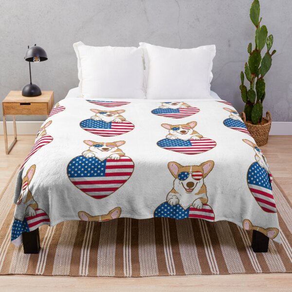 Item preview, Funny Dogs With Sunglasses Usa Flag designed and sold by Eolithic.