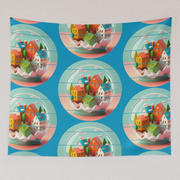 Item preview, City in a glass ball designed and sold by vladocar.