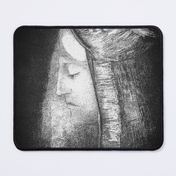 Item preview, Profile of Light (1886) by Odilon Redon designed and sold by BossyCatHome.
