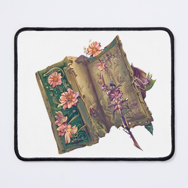 Artikelvorschau, Steampunk Buch mit Blumen entworfen und verkauft von EdeniaArtStudio.