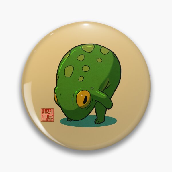 Item preview, Yoga Frog Forward Bend designed and sold by DingHuArt.