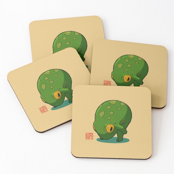Item preview, Yoga Frog Forward Bend designed and sold by DingHuArt.