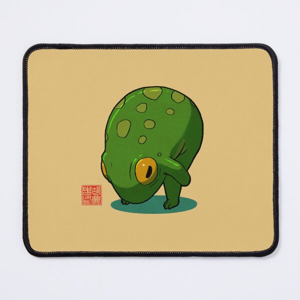 Item preview, Yoga Frog Forward Bend designed and sold by DingHuArt.