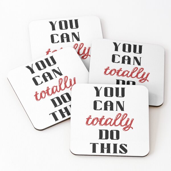 Item preview, You Can Totally Do This. Bold Encouraging Reminder To Overcome Fear designed and sold by Rebel-Design.