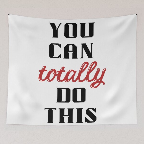 Item preview, You Can Totally Do This. Bold Encouraging Reminder To Overcome Fear designed and sold by Rebel-Design.