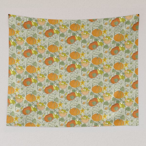 Item preview, Frogs and Pumpkins pattern designed and sold by MattSirach.