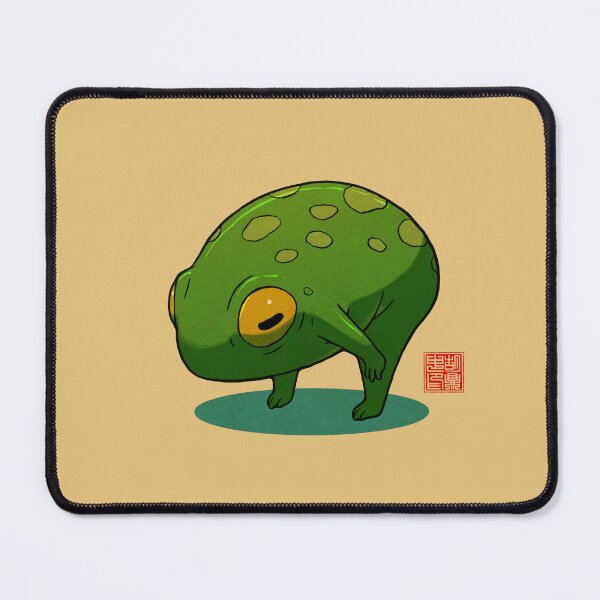 Item preview, Yoga Frog Forward Half Bend designed and sold by DingHuArt.