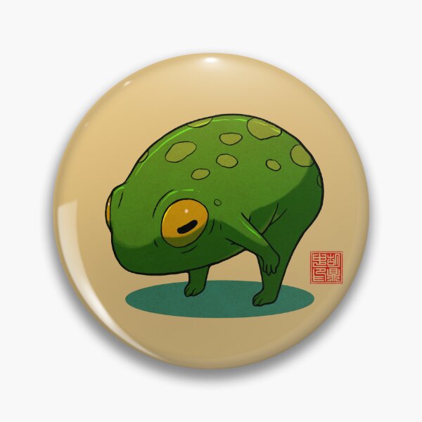 Item preview, Yoga Frog Forward Half Bend designed and sold by DingHuArt.