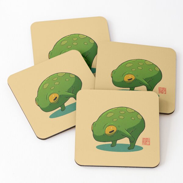 Item preview, Yoga Frog Forward Half Bend designed and sold by DingHuArt.