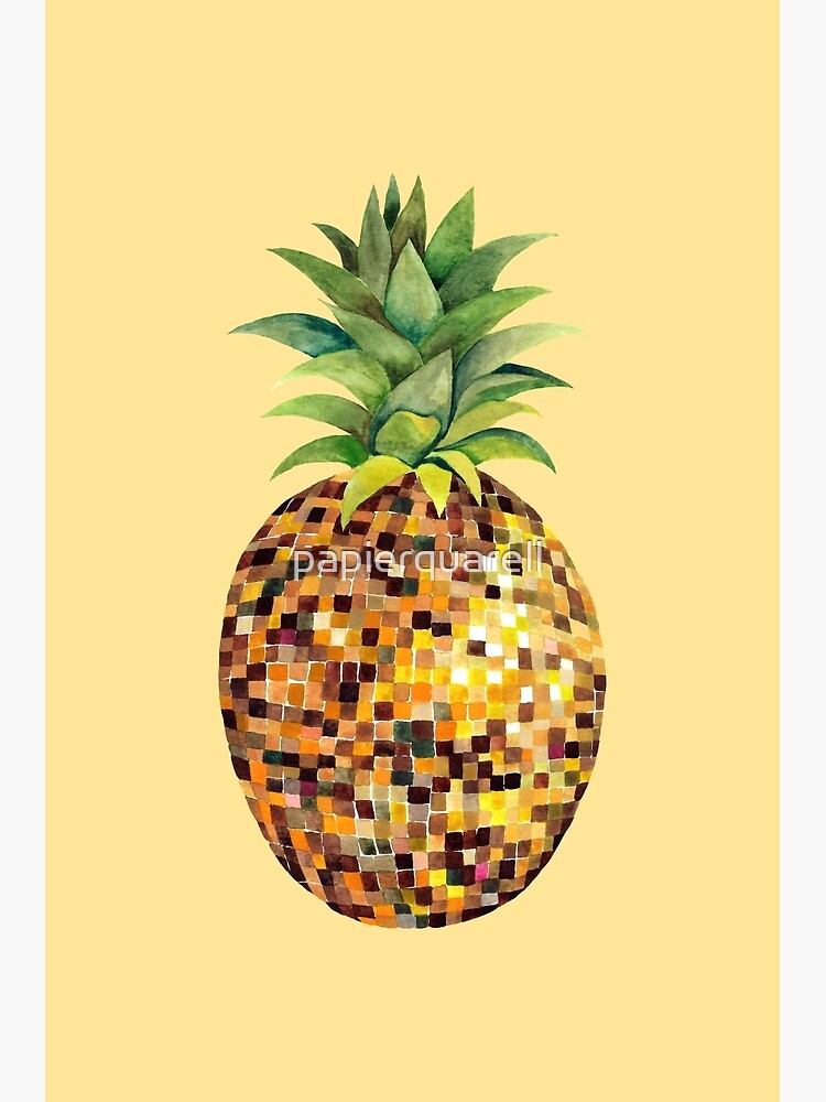 Pineapple Print Mouse Pad, Desk Accessories, Office Decor for