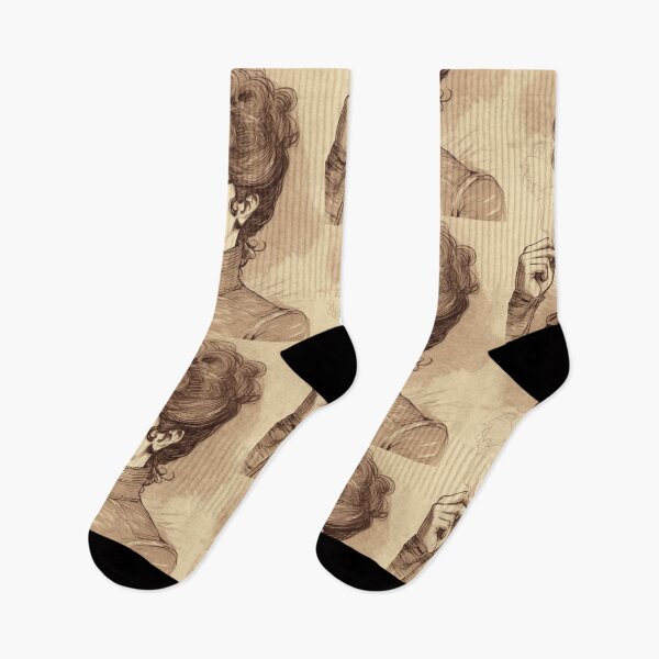 Item preview, Rebellious Gibson Girl - 19th Century Hand Drawn Design with Attitude designed and sold by EndlessTextures.