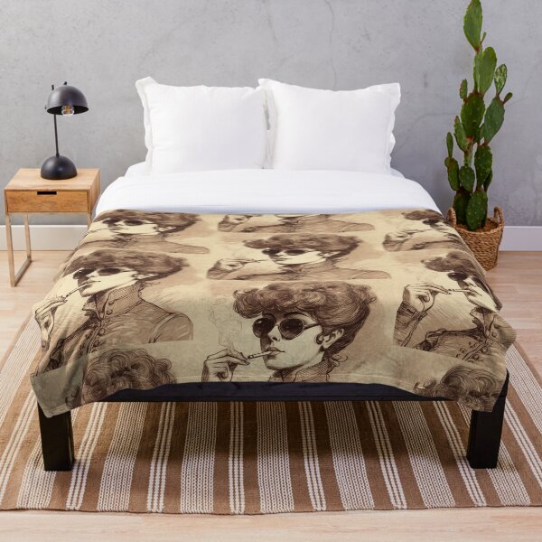 Aperçu de l'œuvre Rebellious Gibson Girl - Design dessiné à la main du 19e siècle avec attitude créée et vendue par EndlessTextures.