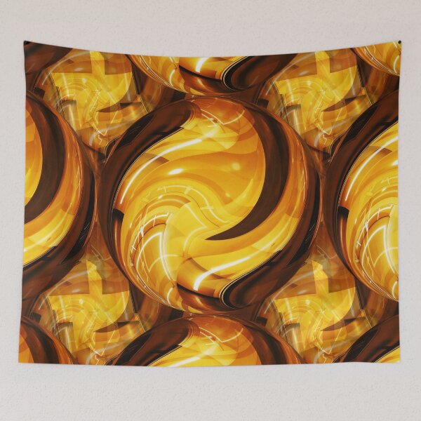 Item preview, A golden architectural abstract II designed and sold by Tiia Vissak.