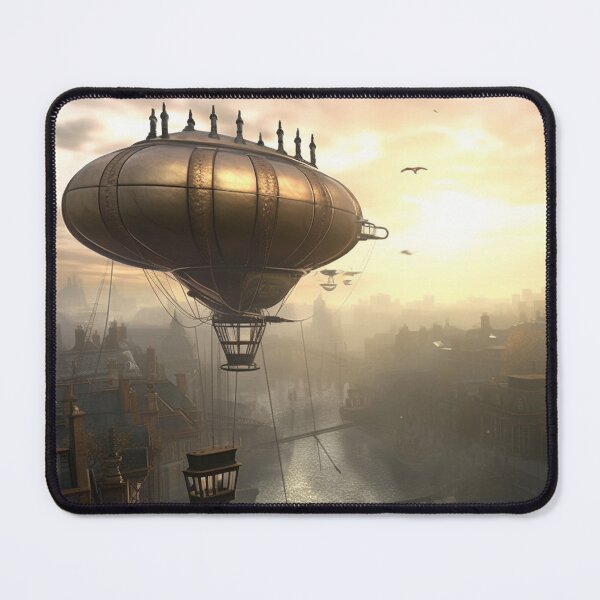 Item preview, Fog and sunlight : The Steampunk Docklands designed and sold by ArcStormDesigns.