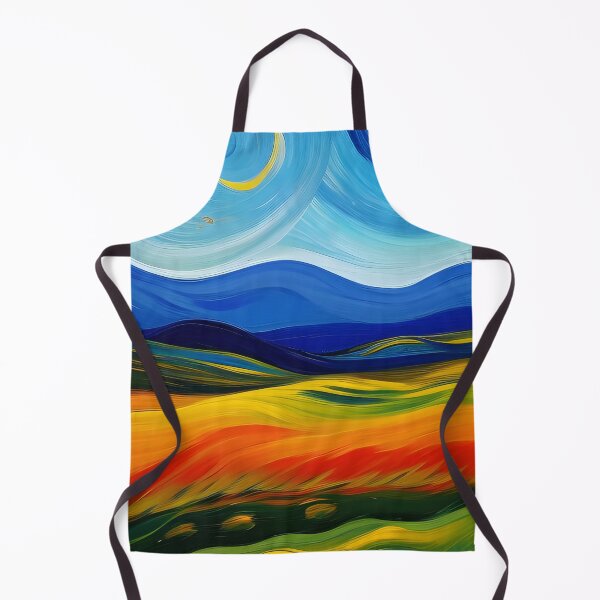 Item preview, Field and Sky, impasto, Ai Generated Art designed and sold by ACC .
