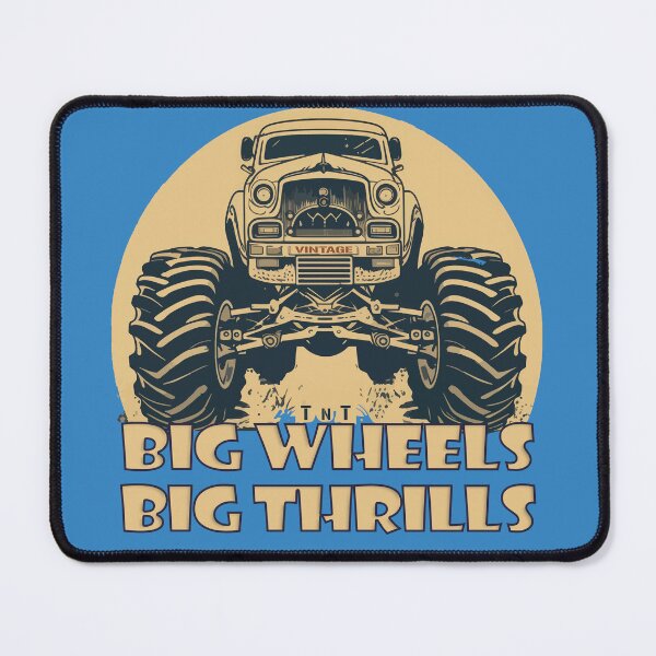 Item preview, Vintage Monster Truck, Big Wheels Big Thrills designed and sold by DigitalArt BoutiqueRS.