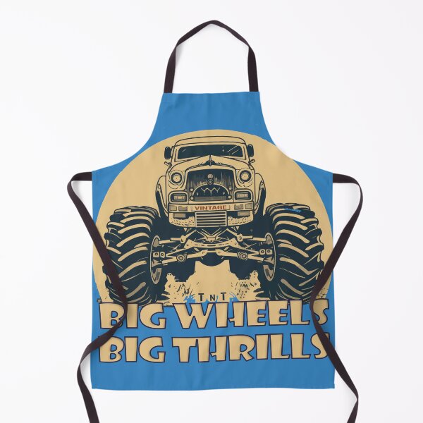 Item preview, Vintage Monster Truck, Big Wheels Big Thrills designed and sold by DigitalArt BoutiqueRS.
