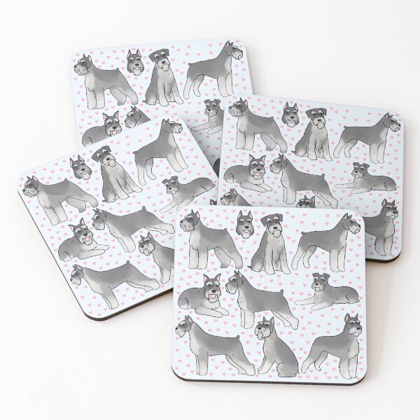 Item preview, Cute standard schnauzer pattern  designed and sold by Yarafantasyart.