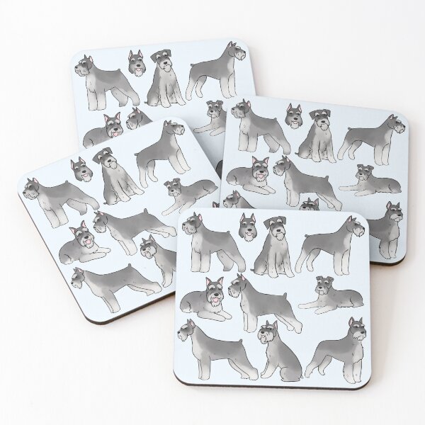 Item preview, Cute standard schnauzer pattern  designed and sold by Yarafantasyart.
