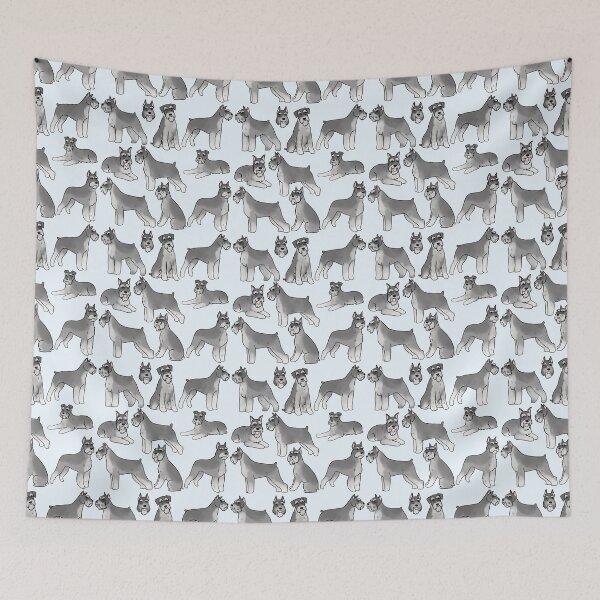 Item preview, Cute standard schnauzer pattern  designed and sold by Yarafantasyart.