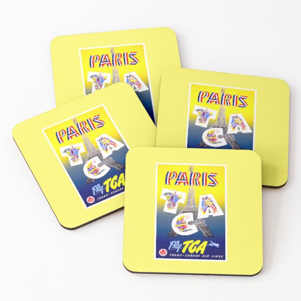 Item preview, Trans Canada Air Libes : Vintage Travel to Paris Print designed and sold by posterbobs.