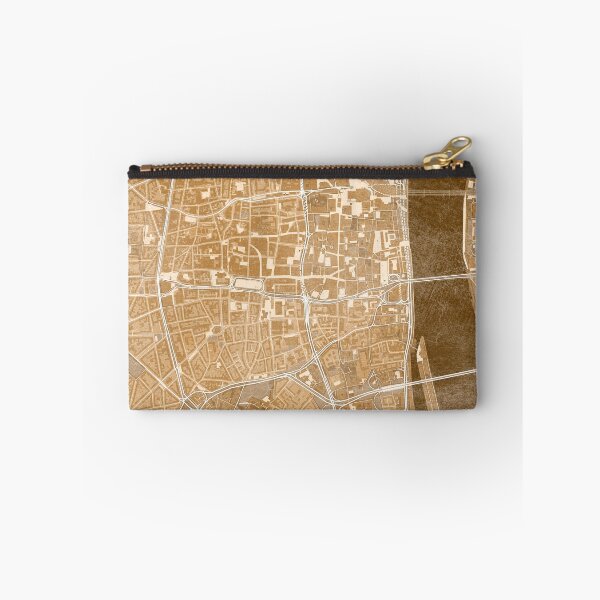 Item preview, Map of Köln downtown (Germany) in sepia vintage style designed and sold by blursbyai.