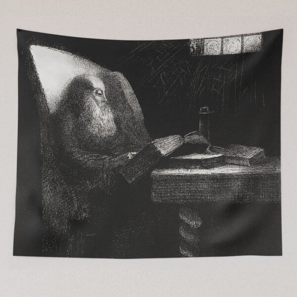 Item preview, The Reader (1892) by Odilon Redon designed and sold by BossyCatHome.
