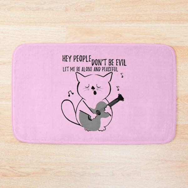 Item preview, Funny introvert cat singing and playing music designed and sold by stayartsy07.