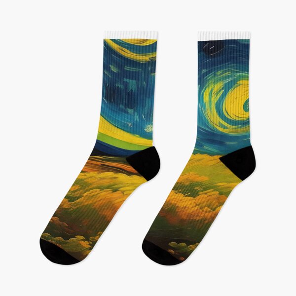 Item preview, Field against night sky, impasto, Ai Generated Art  designed and sold by ACC .
