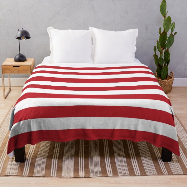 Item preview, Red White Stripe Pattern designed and sold by Nisha Prabhu.