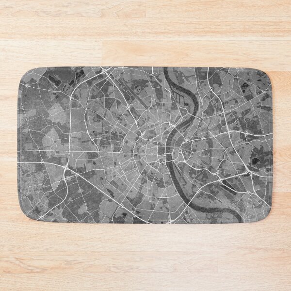 Item preview, Map of Köln (Germany) in gray vintage style designed and sold by blursbyai.
