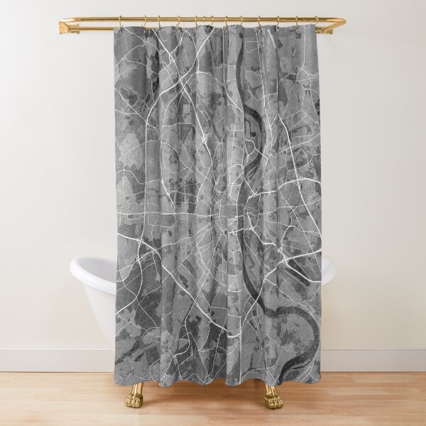 Item preview, Map of Köln (Germany) in gray vintage style designed and sold by blursbyai.