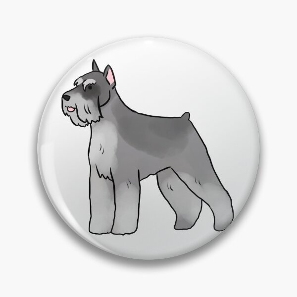 Artikelvorschau, Niedliche Standardschnauzer-Illustration entworfen und verkauft von Yarafantasyart.