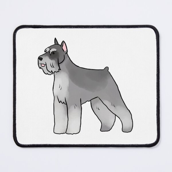 Item preview, Cute standard schnauzer illustration designed and sold by Yarafantasyart.