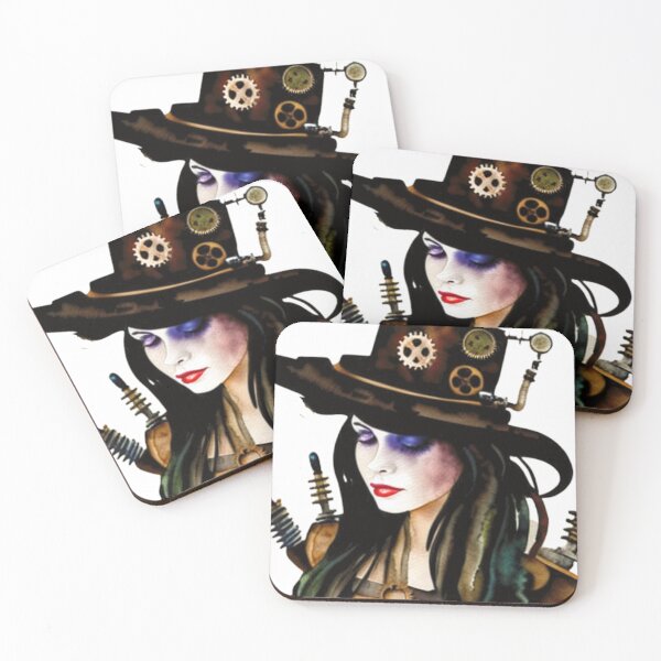 Item preview, steampunk sexy woman designed and sold by aipaint.
